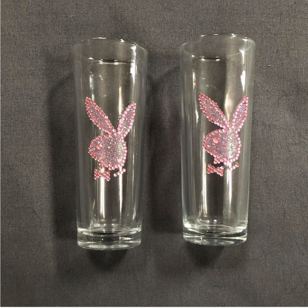 PLAYBOY Pink Shot Glass Set NWT
